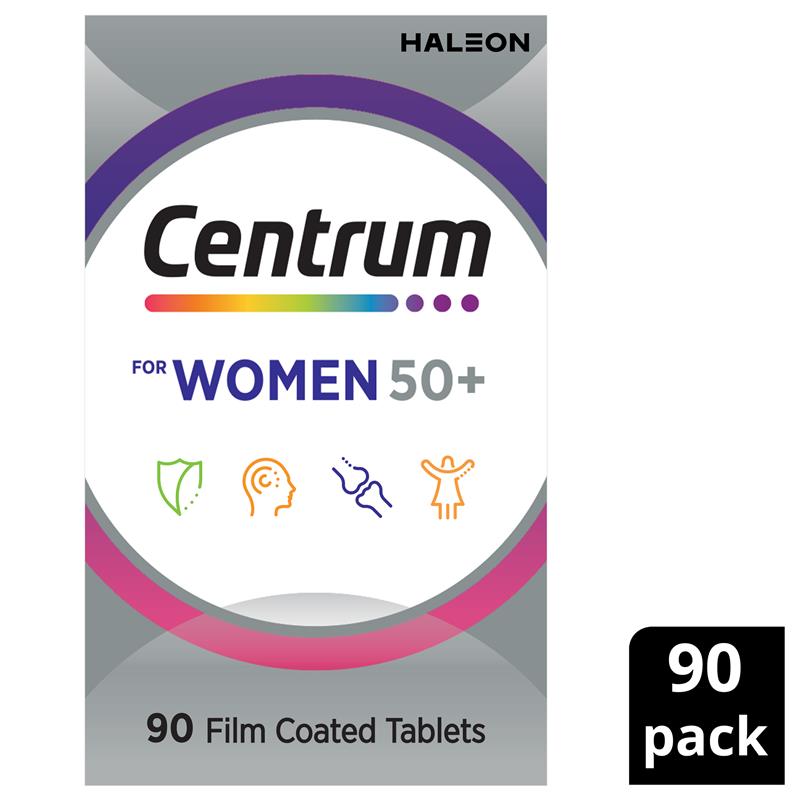 Centrum For Women 50+ 90 Tablets Exclusive Size