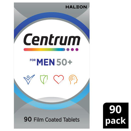 Centrum For Men 50+ 90 Tablets Exclusive Size