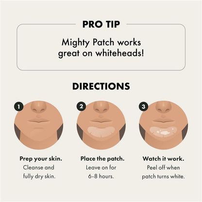 Hero Mighty Patch Chin - 8 Pack for Targeted Pimple Treatment