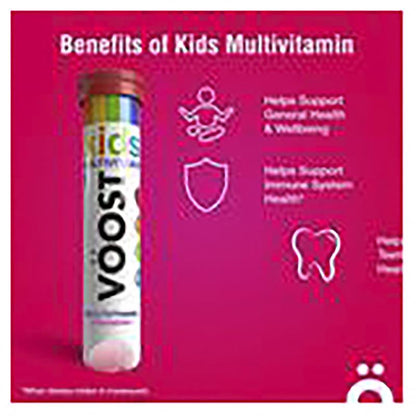Voost Kids Multivitamin Effervescent Tablets 20 Pack