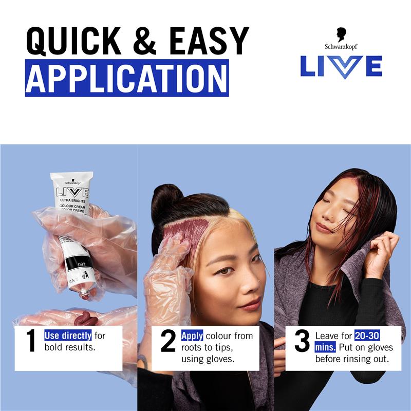 Schwarzkopf LIVE Colour Blueberry Semi Permanent 75ml