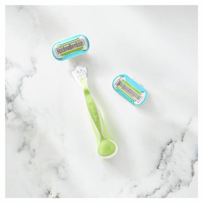 Gillette Venus Extra Smooth 5-Blade Razor Handle with 2 Refills