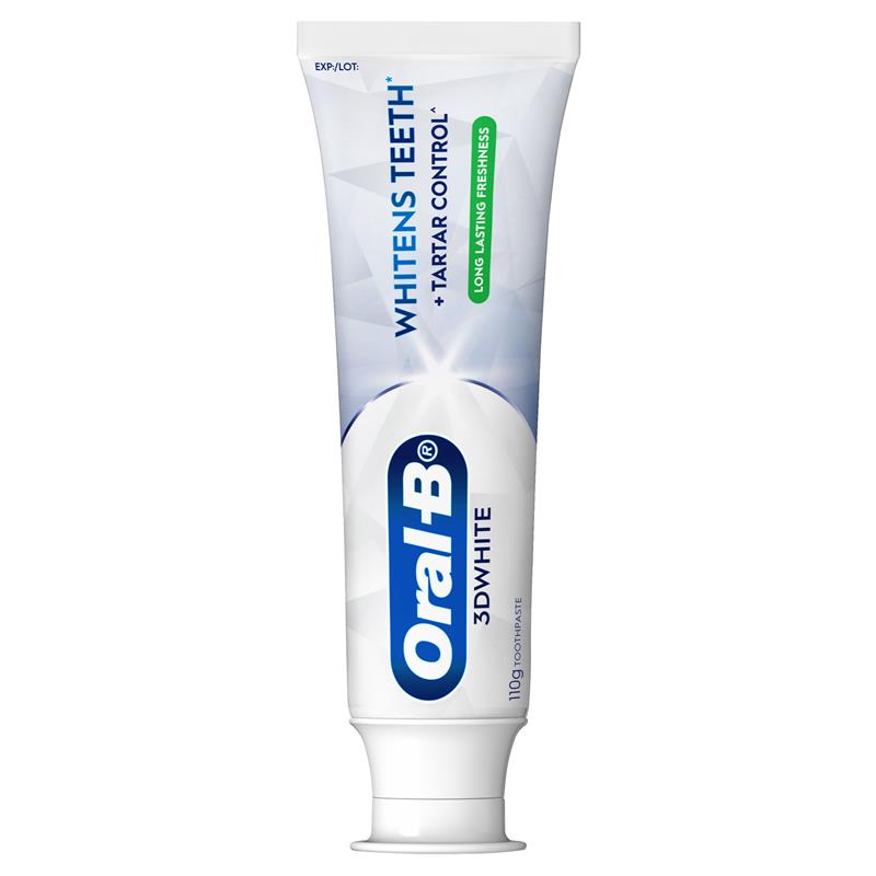 Oral-B 3D White Long Lasting Freshness Toothpaste - 110g