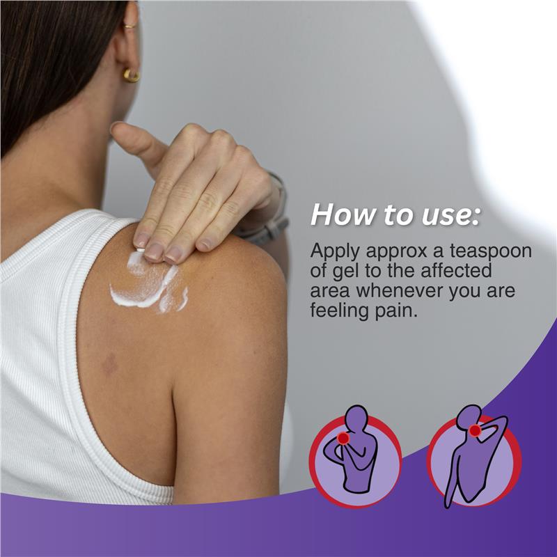 Fisiocrem Solugel 120g - Natural Pain Relief Gel for Muscle Recovery