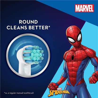 Oral-B Kids Power Toothbrush Refills - Star Wars/Spiderman 2 Pack