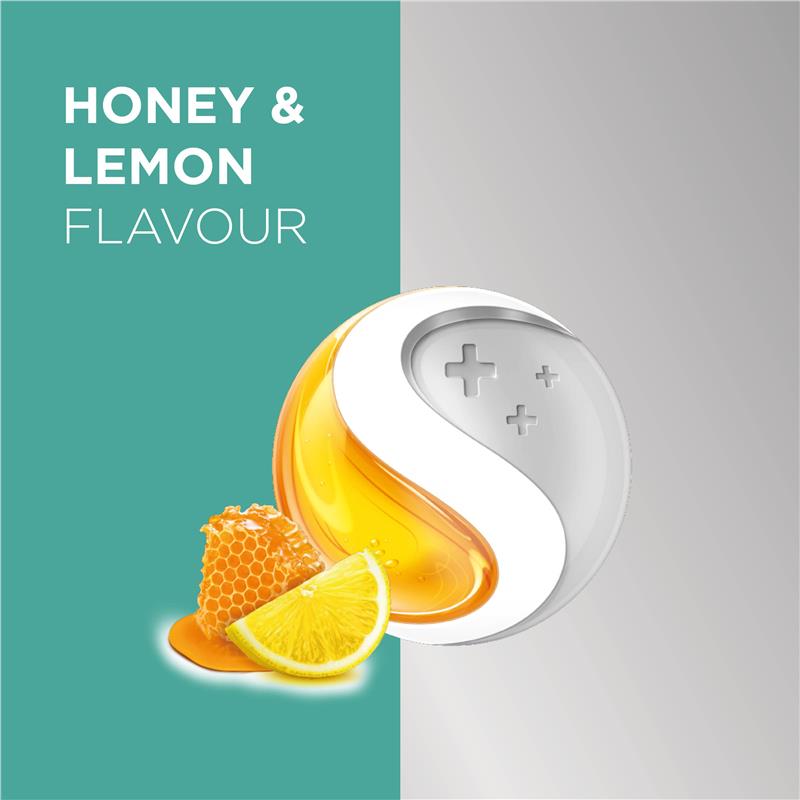 Strepsils Herbal Chesty Cough+ Lozenges Honey Lemon 32 Pack - Effective Cough Relief