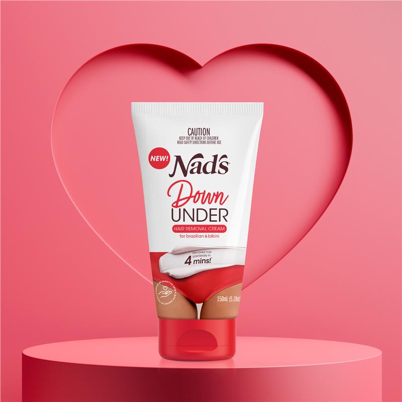 Nads Down Under Hair Removal Cream - 150ml for Gentle Hair Removal