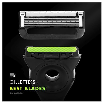GilletteLabs 5-Blade Universal Razor Refills, 12 Pack for Heated & Exfoliating