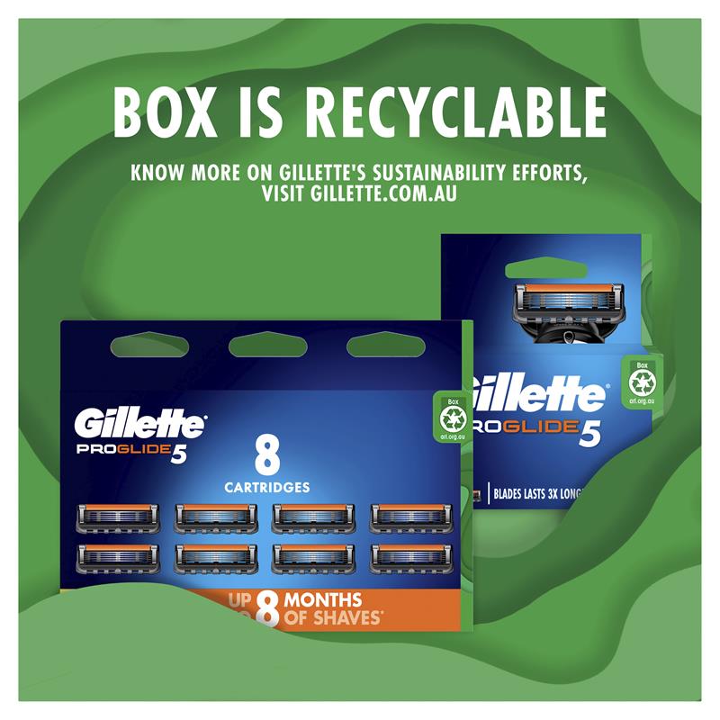 Gillette ProGlide Men's Razor Kit with FlexBall & 5-Blade Refills, 4-Pack