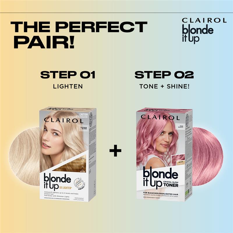 Clairol Blonde It Up Crystal Glow Semi Permanent Toner Radient Opal