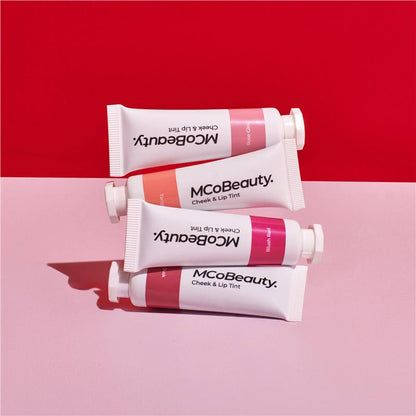 MCoBeauty Cheek & Lip Tint Assorted Blush Red & Rose Glow NEW