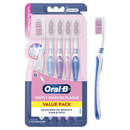 Oral-B Precision Clean Sensitive Toothbrush - 5 Pack
