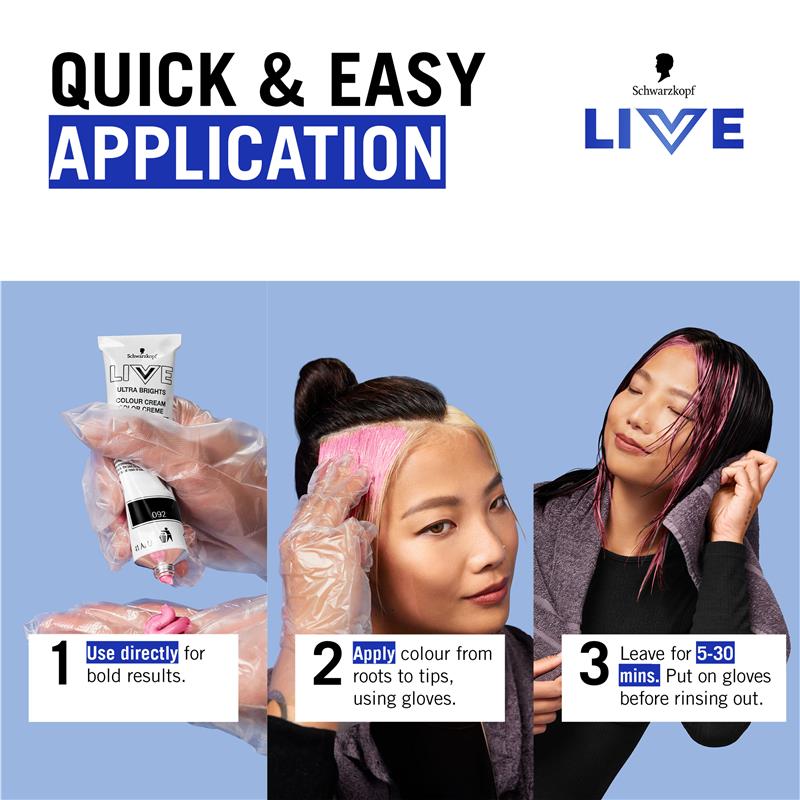 Schwarzkopf Live Colour Pastels Cotton Candy Pink 75ml