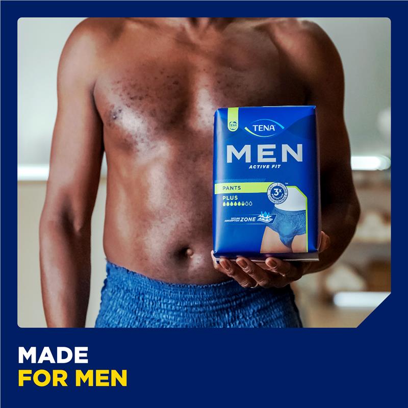 TENA Men Active Fit Plus Incontinence Pants S/M 9 Pants