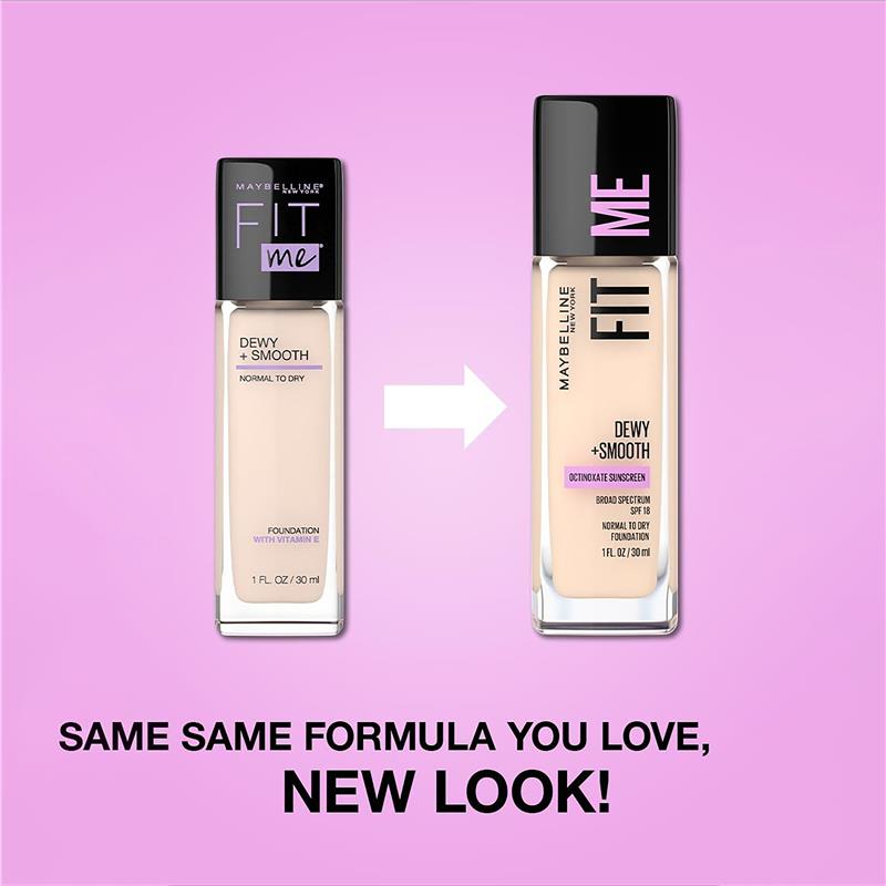 Maybelline Fit Me Dewy Smooth Foundation Coconut