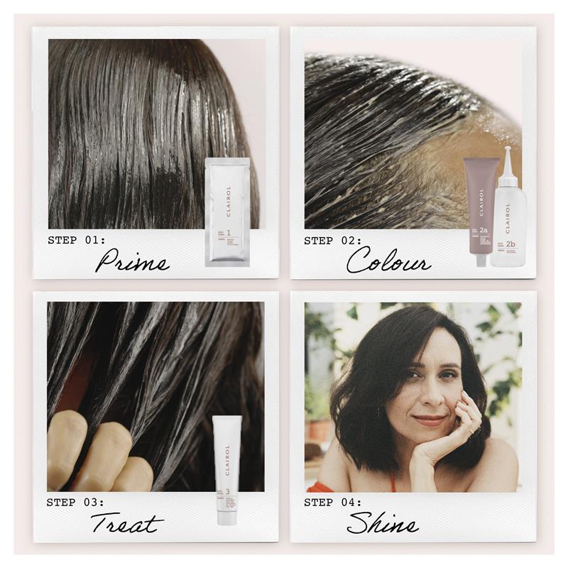 Clairol Colour Strong Kit 6.0 Light Brown - Ammonia-Free Hair Color