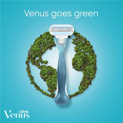 Gillette Venus Deluxe Smooth Swirl Razor + 2 Blade Refills - Women's Shaving Solution