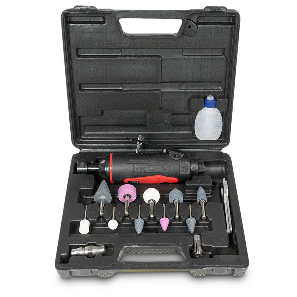 AEROPRO 16 Piece 1 4 Die Grinder Kit RP17814
