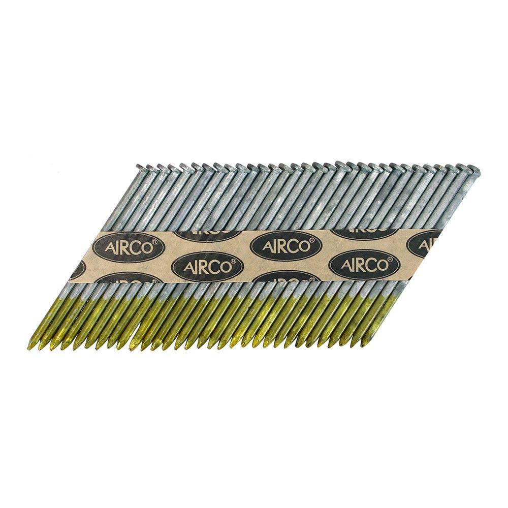 AIRCO 34 degrees Hot Dipped Galvanised Framing Nails - 75mm Box of 3000 ND34752