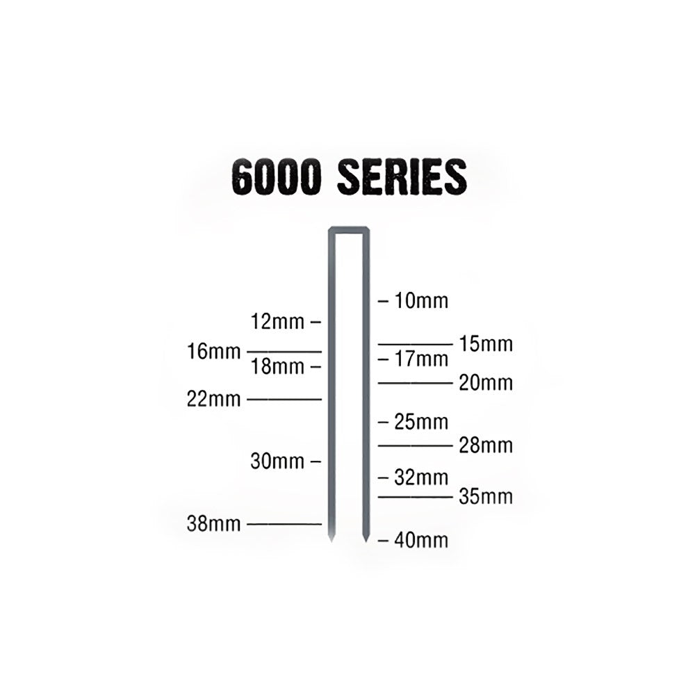 AIRCO 6000 Series Staples - 25 x 5.5mm SM60250