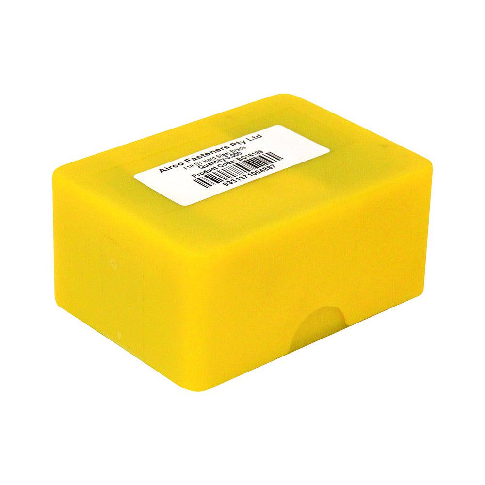 AIRCO C Series Hardened Steel Electro Galvanised Brad Nail - 18mm Box of 3000 BC16189