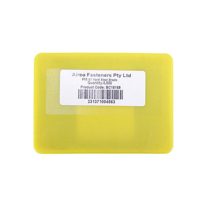 AIRCO C Series Hardened Steel Electro Galvanised Brad Nail - 15mm Box of 3000 BC16159