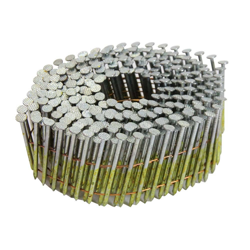 AIRCO Coil Nail Smooth Shank Electro Galvanised - 45mm Box of 9000 YA45251