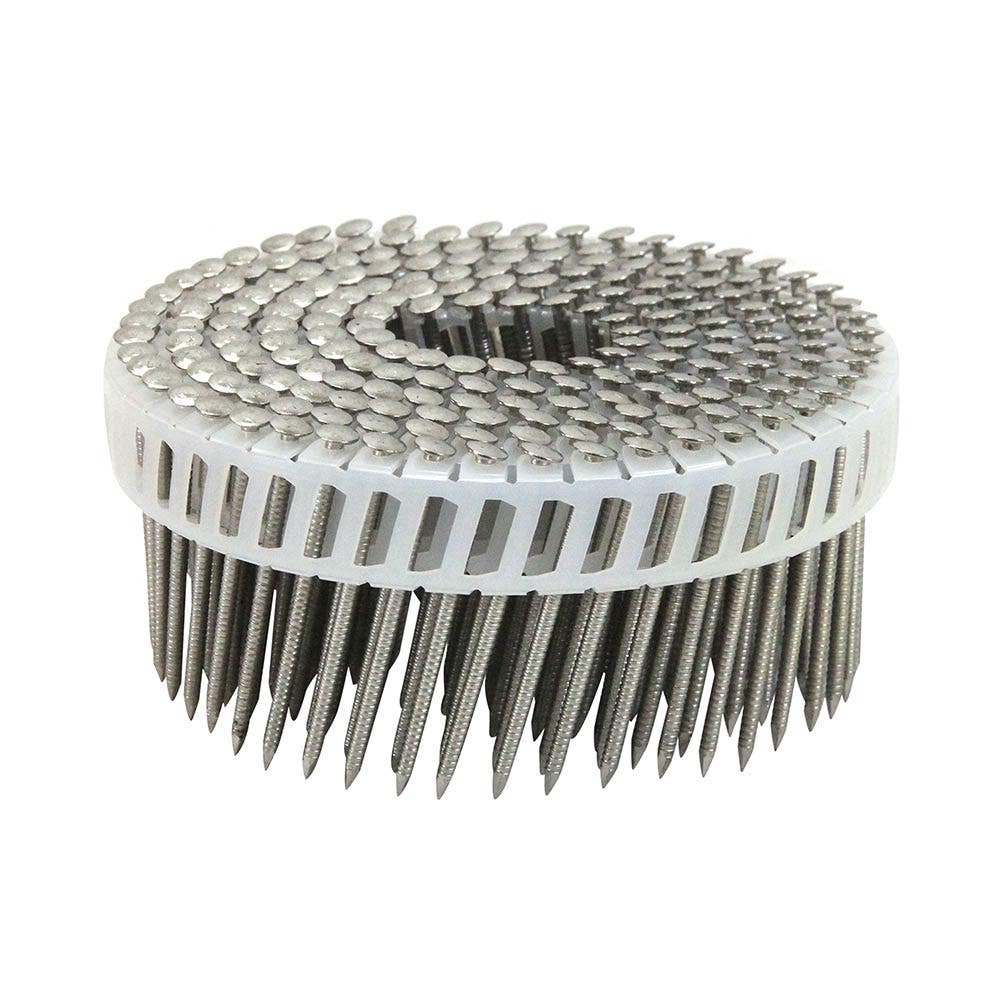 AIRCO Decking Coil Nail Ring Shank 304 Grade Stainless Steel - 52mm Box of 1800 YF522563
