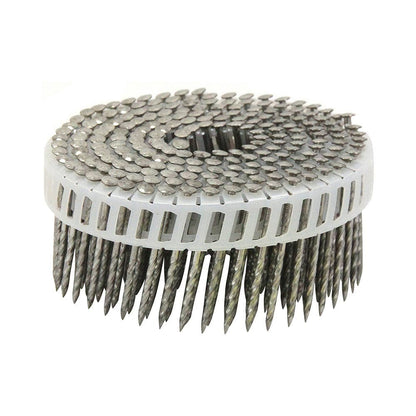 AIRCO Decking Coil Nail Screw Shank 304 Grade Stainless Steel - 52mm Box of 1800 YF522543