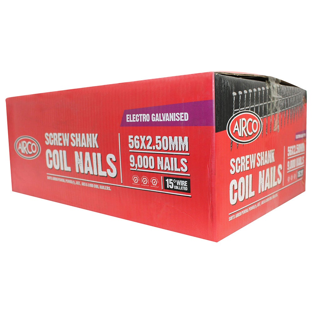 AIRCO Fencing Coil Nail - 56 x 2.5mm YA56251S
