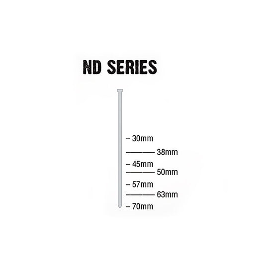 AIRCO ND Series Brad Nails - 50 x 2.1mm BN14500