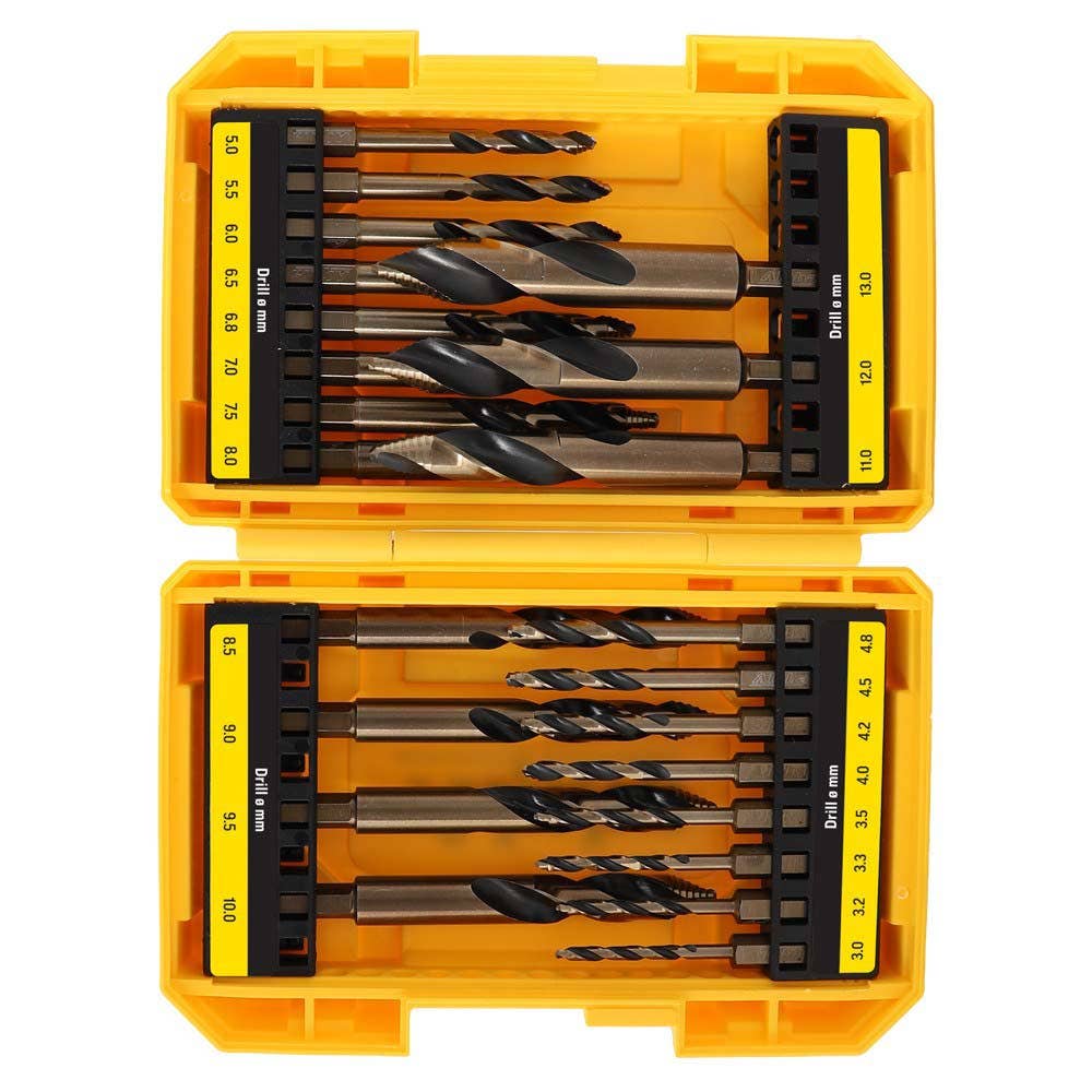 ALPHA 3-13mm 1 4-HX ONSITE+ Step Tip Drill Bit Set - 23 Piece SM23ST