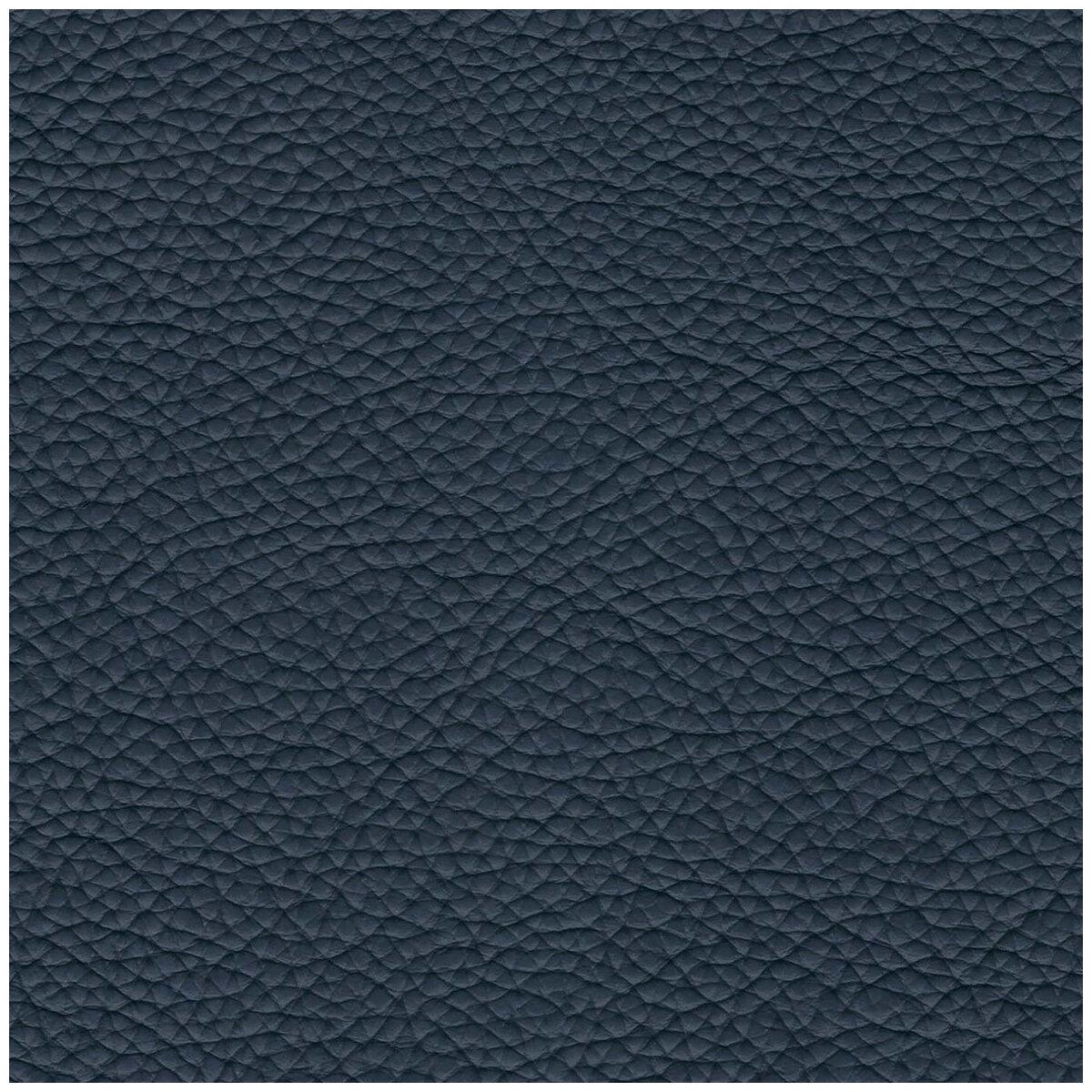 Abbyson Quinton Top Grain Leather Sectional with Adjustable Headrests Blue