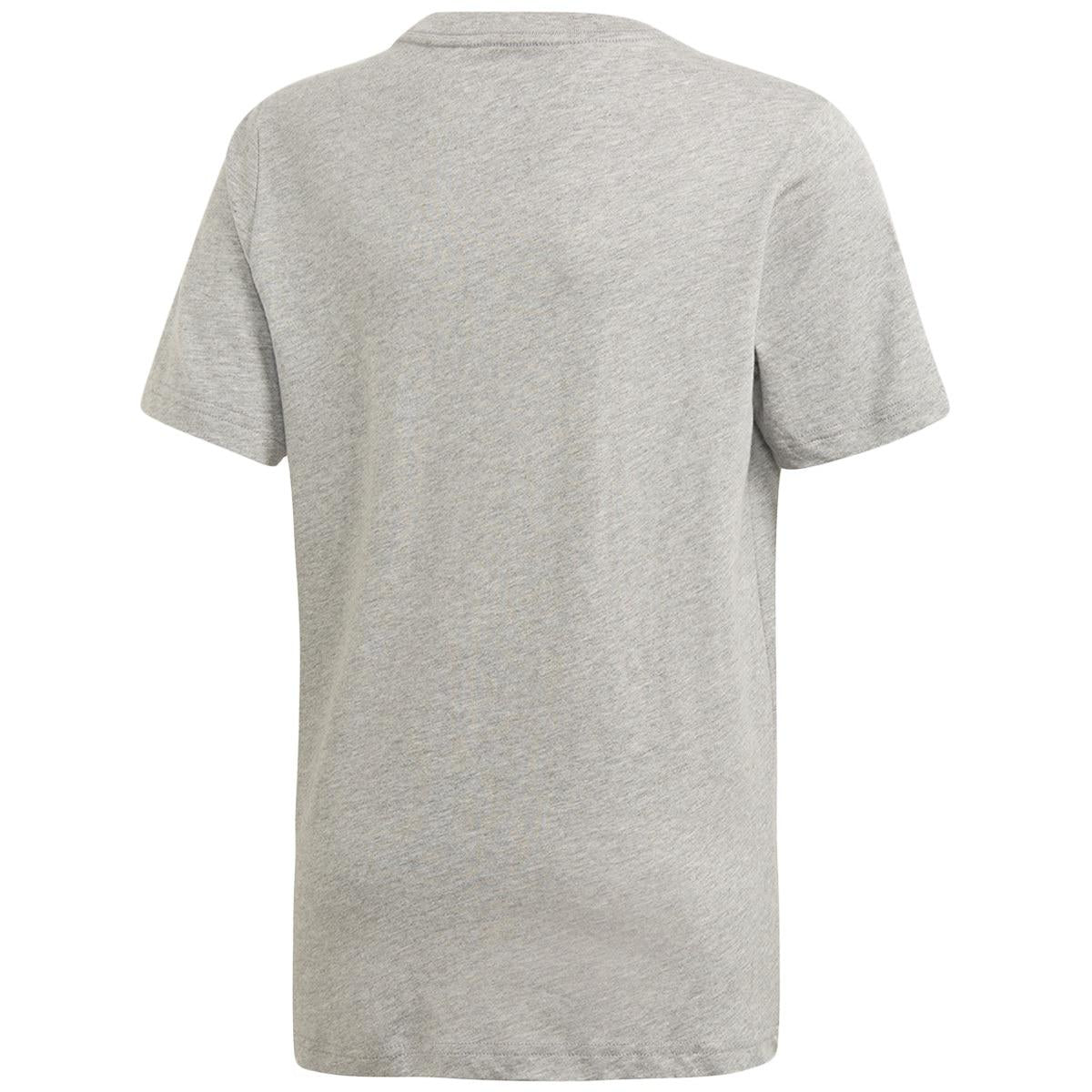 Adidas Boys' 3 Stripe Tee Grey