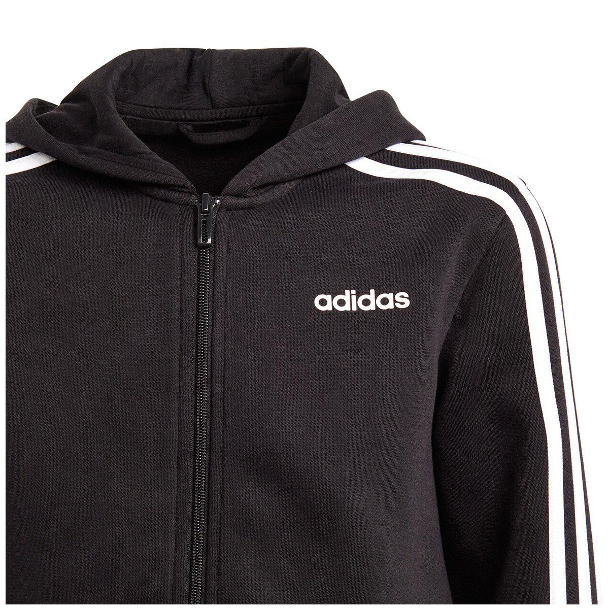 Adidas Boys Hoodie Black