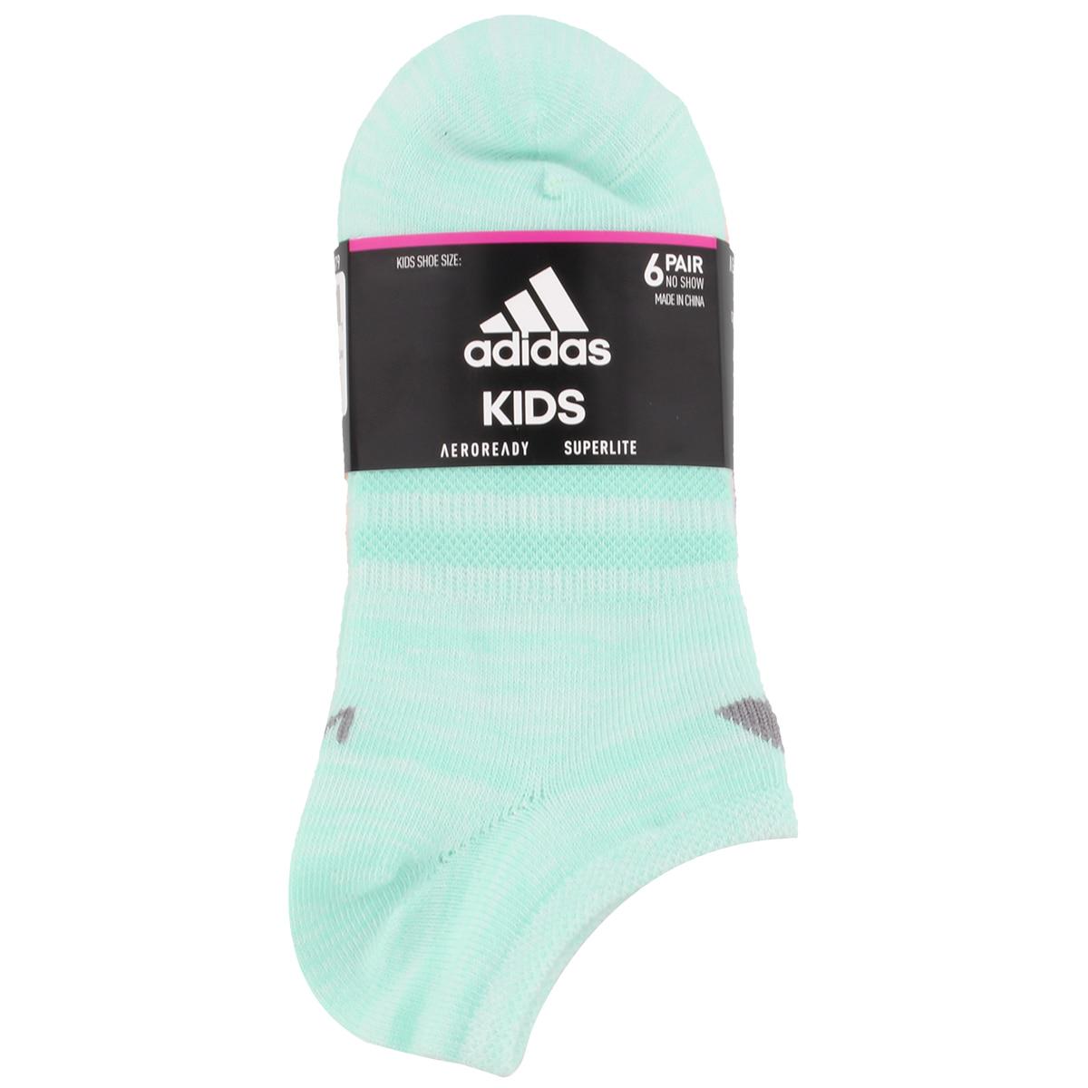 Adidas Children's Socks 6pk Pastel