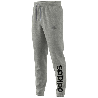 Adidas Essentials Cuff Logo Pant - Heather Grey