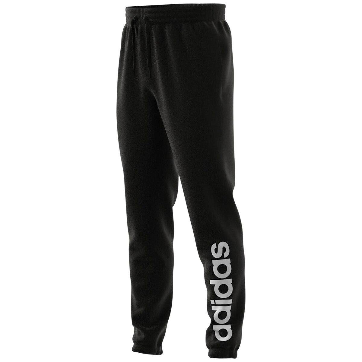 Adidas Essentials Cuff Logo Pant - Black