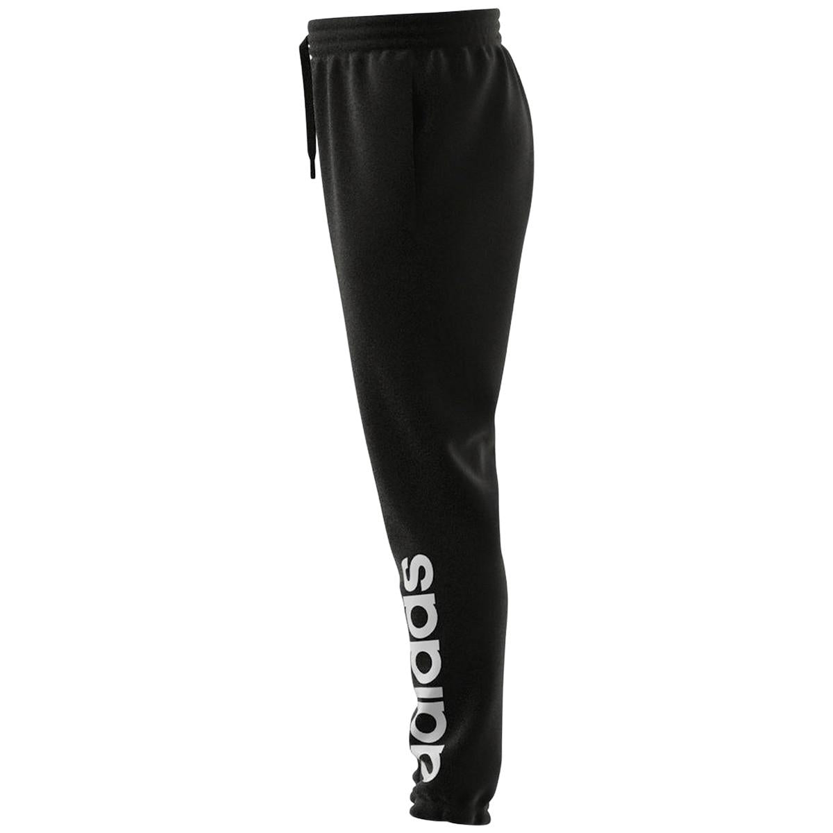 Adidas Essentials Cuff Logo Pant - Black