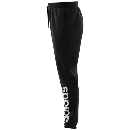 Adidas Essentials Cuff Logo Pant - Black
