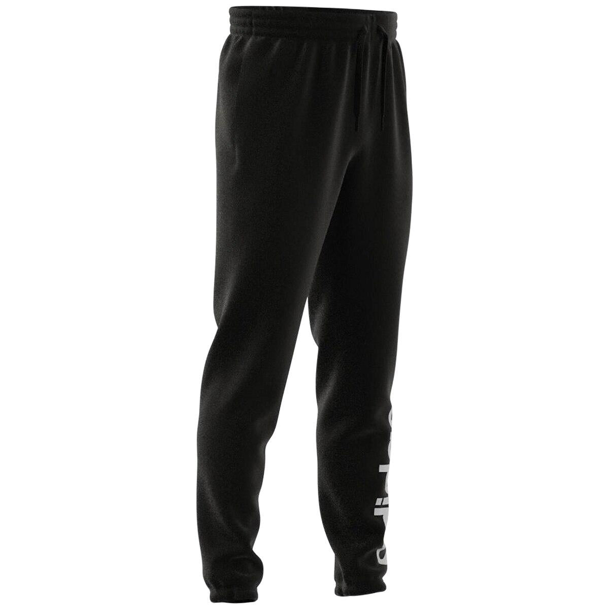 Adidas Essentials Cuff Logo Pant - Black