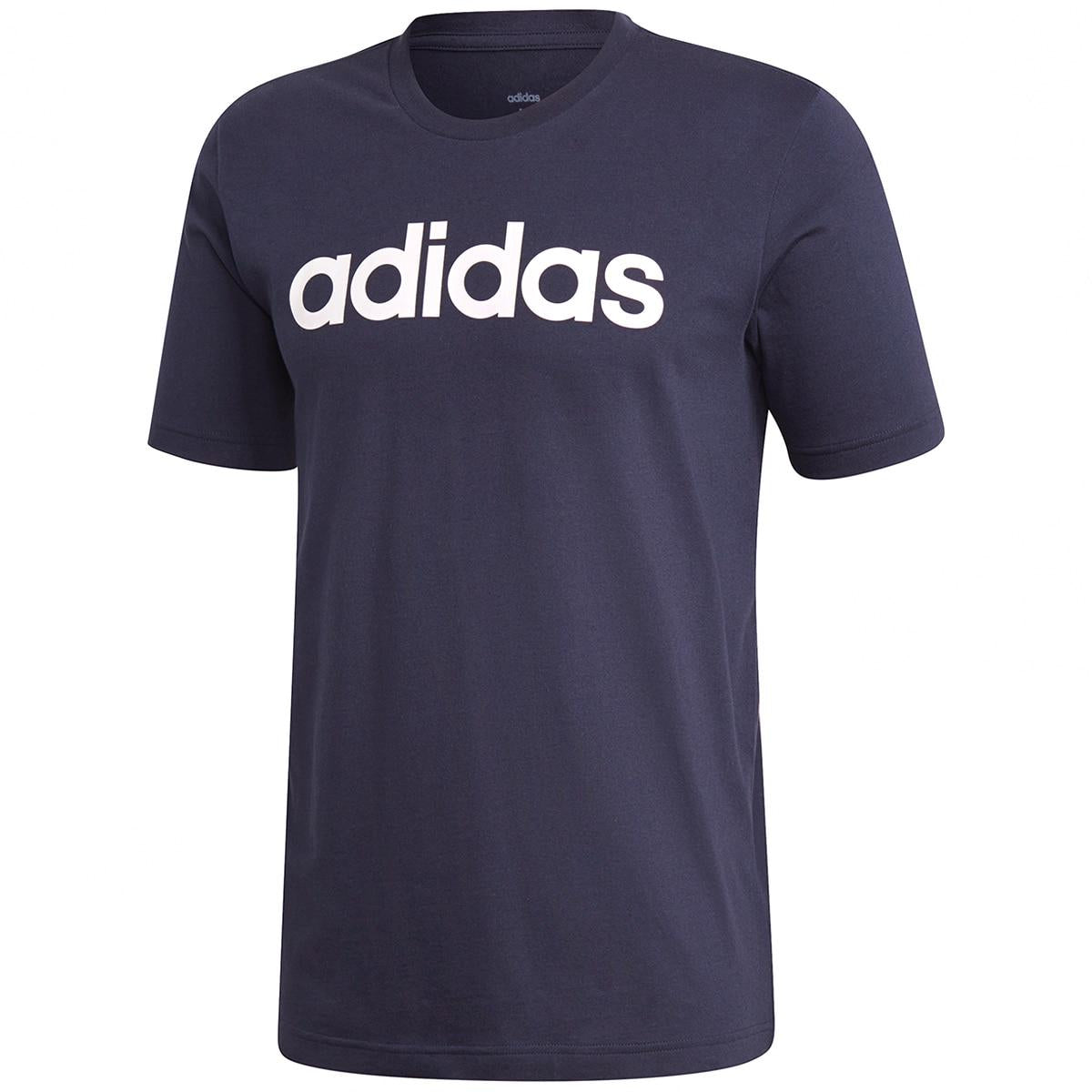 Adidas Essentials Linear T-Shirt Black Logo
