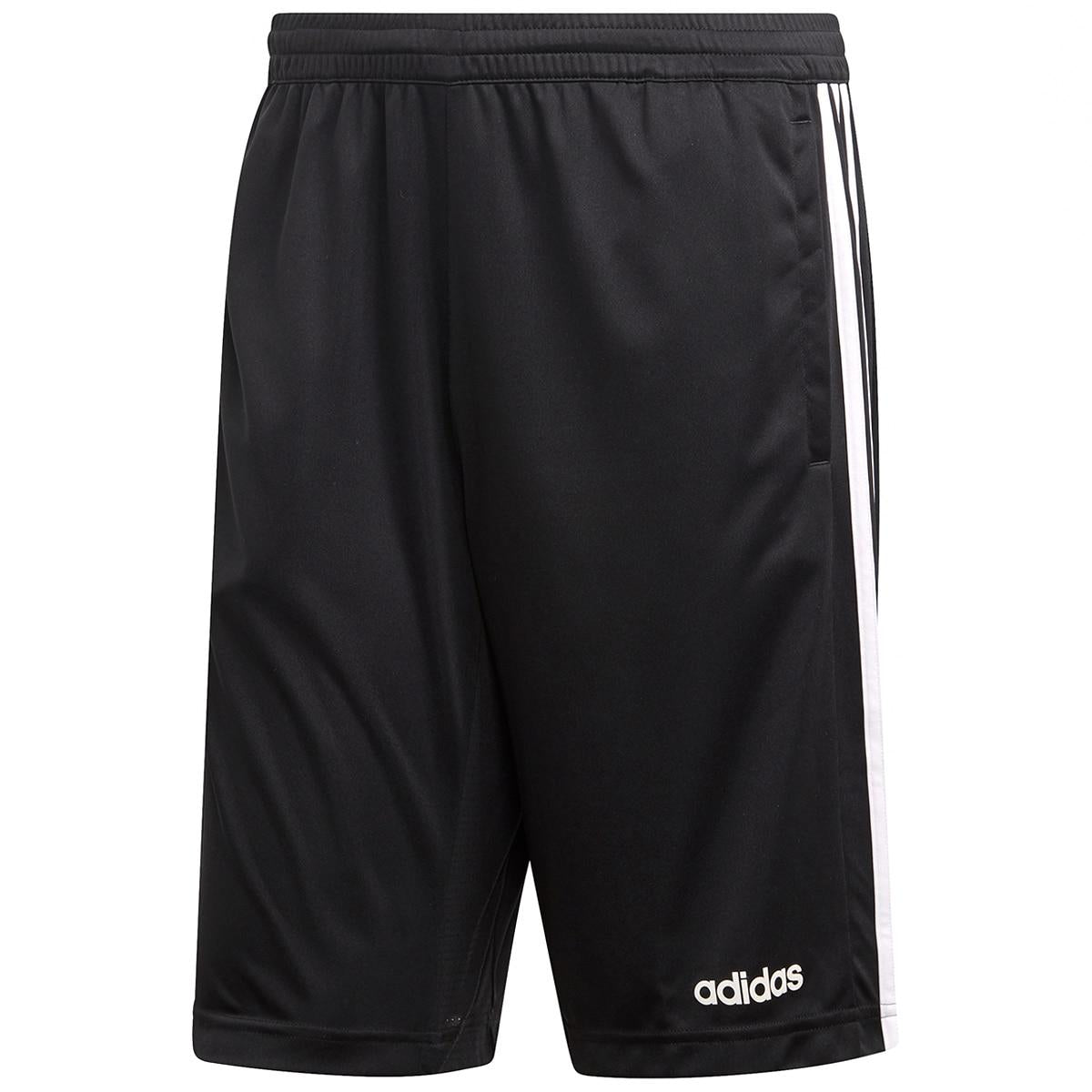 Adidas Men's Climacool 3 Stripe Knit Short Grey Logo