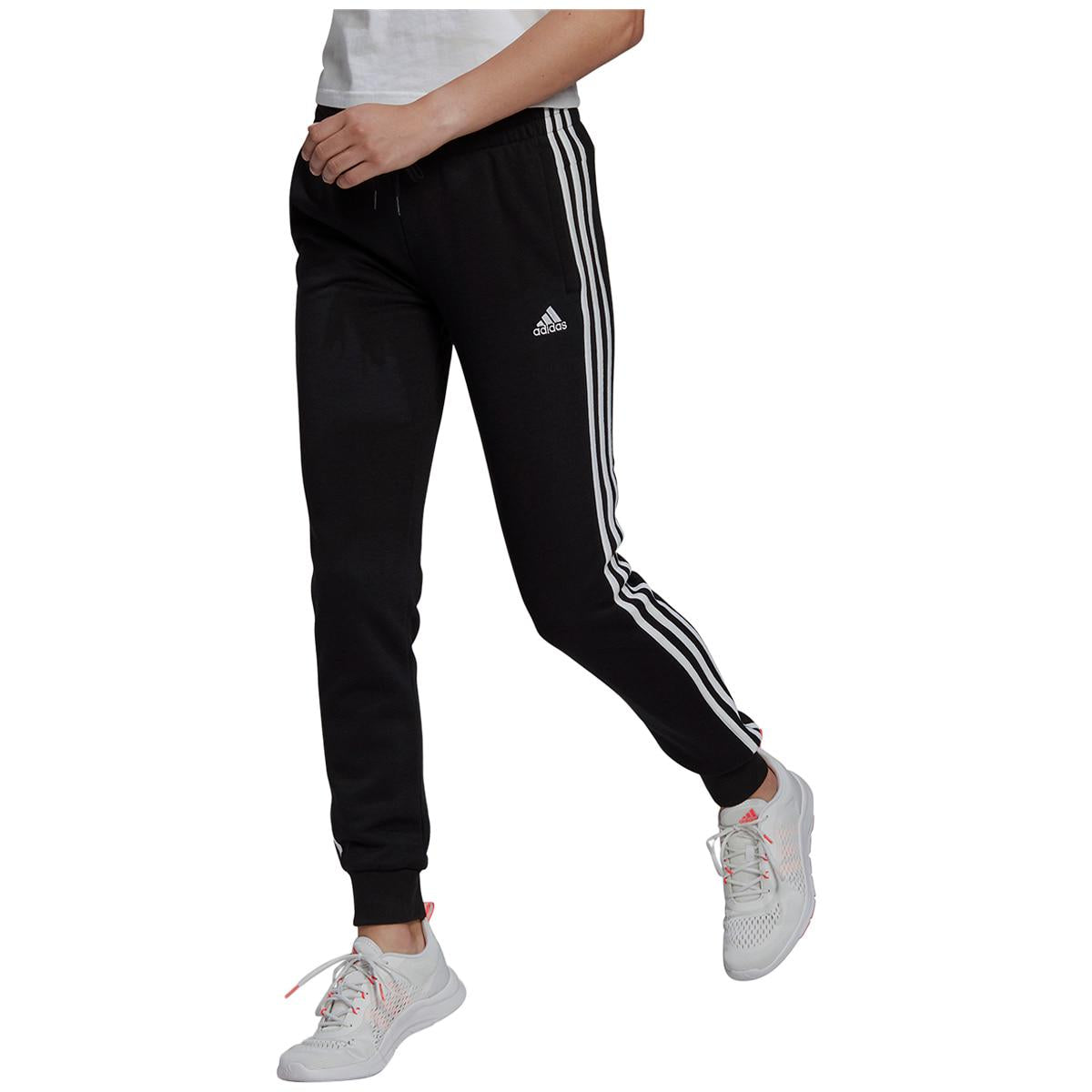 Adidas Women's Fleece Pant Black/White