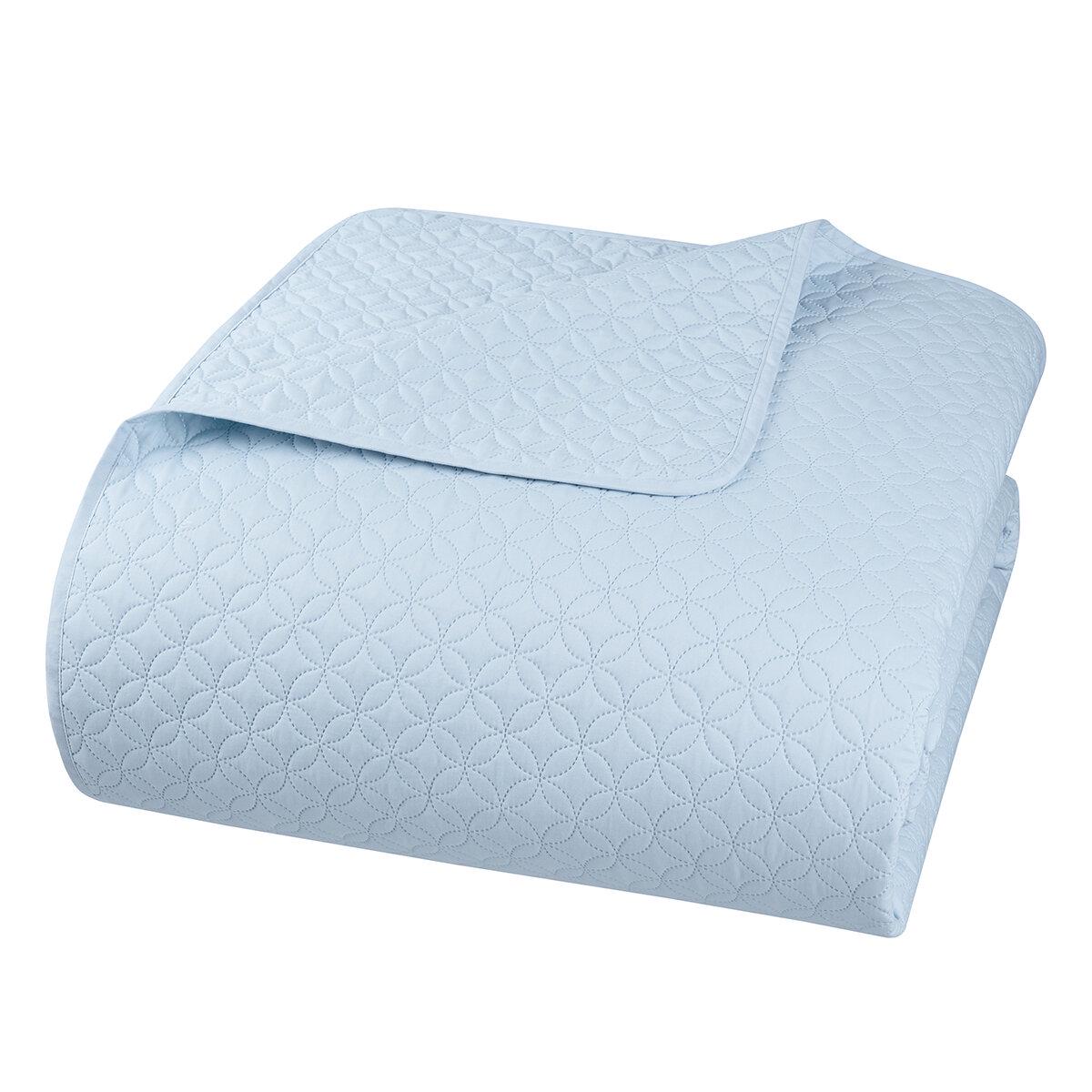 Adorn Home Comforter And Coverlet Queen 6 Piece Set Blue Emilia