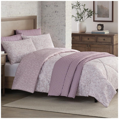 Adorn Home Comforter And Coverlet Queen 6 Piece Set Blue Oliver