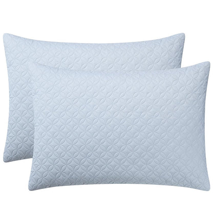 Adorn Home Comforter And Coverlet Queen 6 Piece Set Blue Oliver