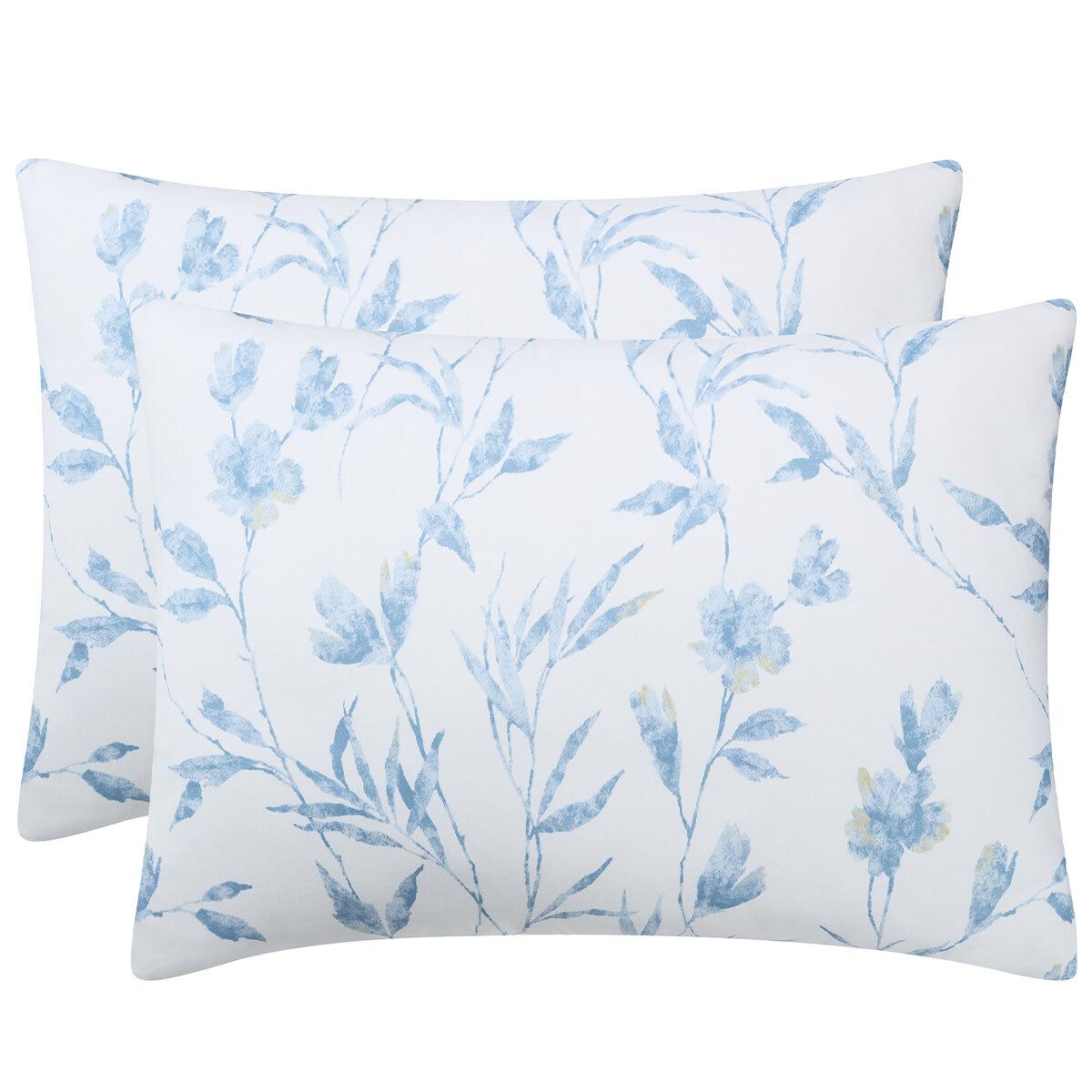 Adorn Home Comforter And Coverlet Queen 6 Piece Set Blue Emilia