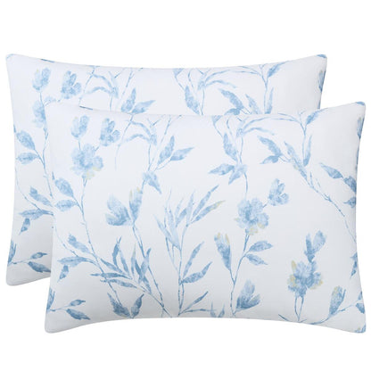 Adorn Home Comforter And Coverlet Queen 6 Piece Set Blue Emilia