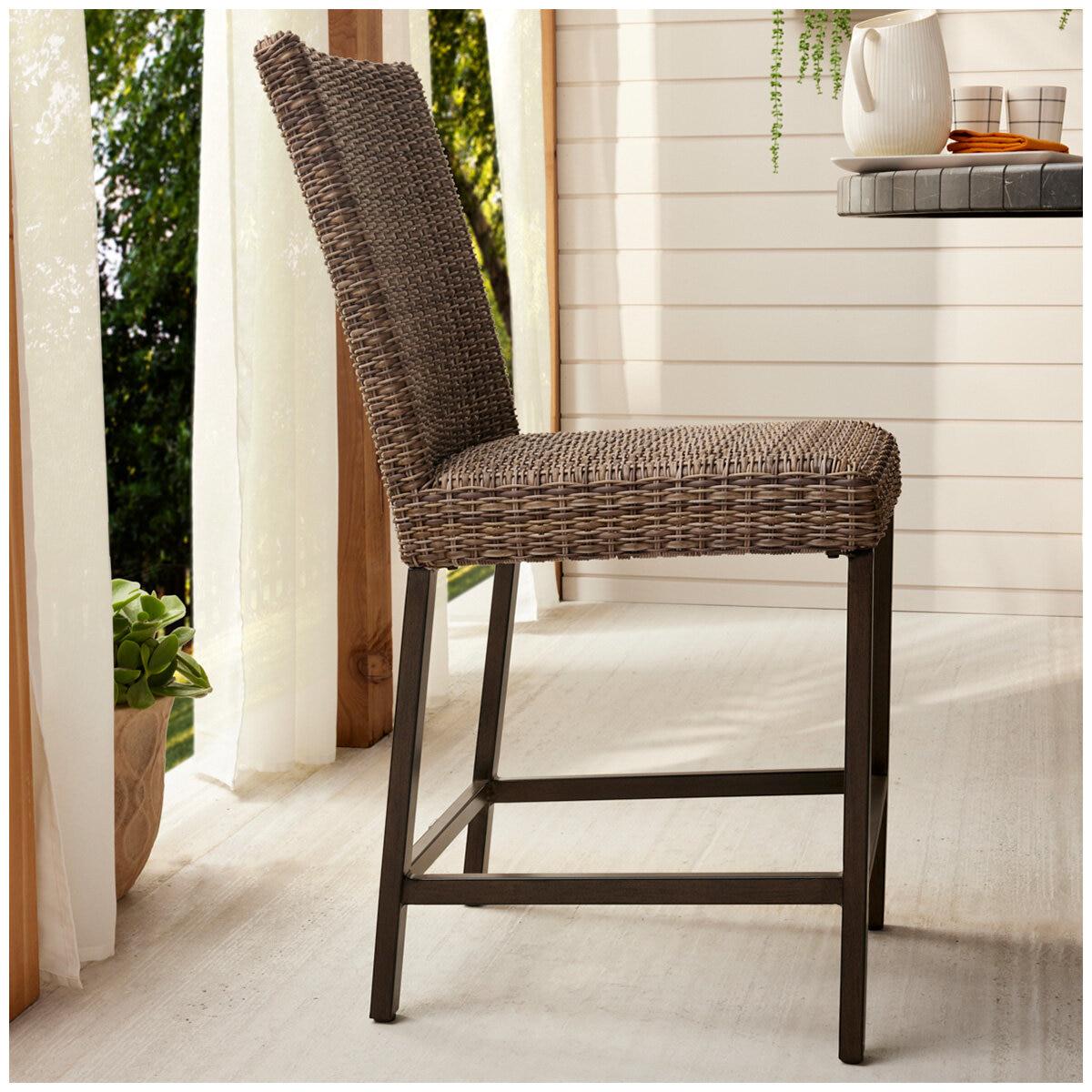 Agio Anderson High Dining Fire 7 Piece Dining Set